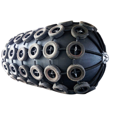 kualitas  2.5*4.0M CTN Pneumatic Rubber Fender ISO17357-1:2014 With Safety Valve pabrik