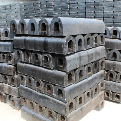 Karet Alam D Type Fender 300H Untuk Kapal Dermaga Besar Laut Tugas Berat