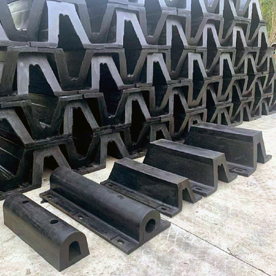 V300 * 1000L Black Natural Rubber V Type Fender Untuk Port Jetty
