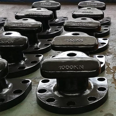 Besi Cor QT450 Tee Head Bollard 2000KN Untuk Kapal ISO9001