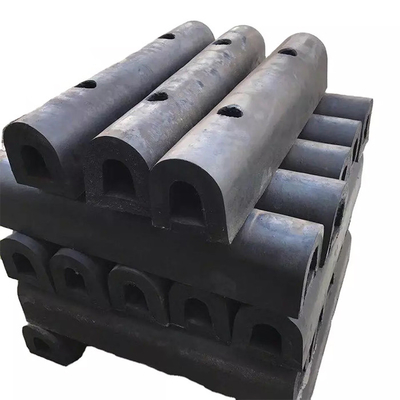 Heavy Duty Dock Rubber D Shape Fender Berth Mooring Sertifikasi PIANC