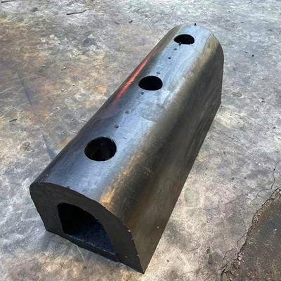 Heavy Duty Dock Rubber D Shape Fender Berth Mooring Sertifikasi PIANC