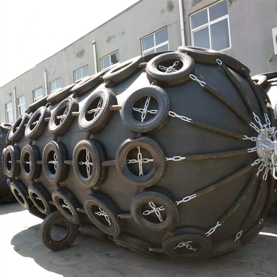 ISO17357 Dock Rubber Fender Floating Pneumatic Rubber Fender Tipe CTN
