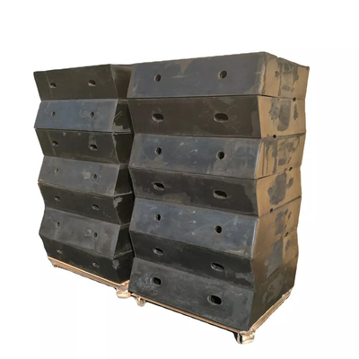 Anti Aging Natural Rubber Leg Fender UHMW-PE Pads Untuk Port Quay