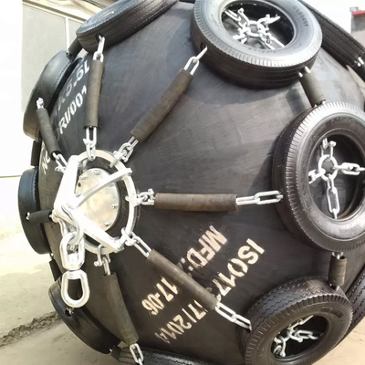 4.5*9.0M Pneumatic Rubber Fender STS Dock Mounted Fender 80kPa ISO17357-1:2014