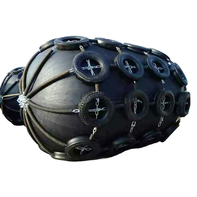 1.5 * 3.0M Pneumatic Rubber Fender ISO17357-1:2014 50kPa Marine Floating Untuk Davit