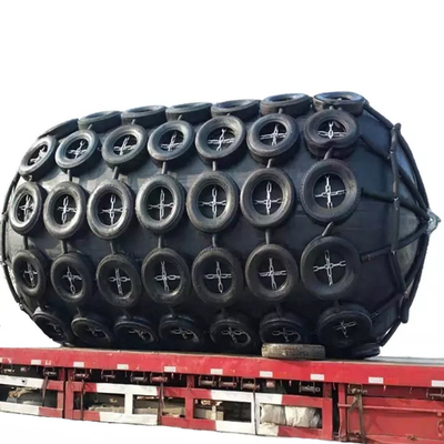 ISO17357 PIANC2002 Pneumatic Rubber Fender 4.5 * 9.0M CTN Marine Floating