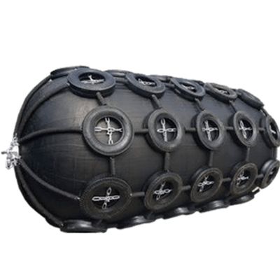 2.0 * 3.5M Floating Pneumatic Rubber Fender 50kPa 80kPa Untuk Docking Kapal