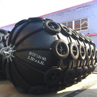 STS Pneumatic Marine Fender ISO17357-1:2014 Rubber Dock Fender 4.5*9.0M