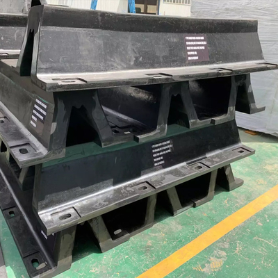 800H Black Arch Rubber Fender V berbentuk Boat Dock Fender Bumper