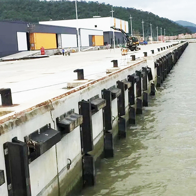 100% Environmentalr V Type Fender 500H PIANC2002 ABS Sertifikat Port Berthing