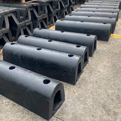 Elastis Tinggi Anti Penuaan NR Karet Fender D Tipe PIANC Standar ISO