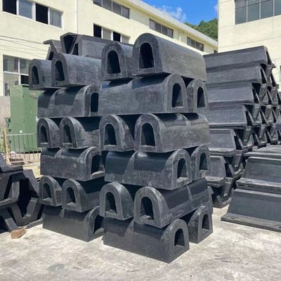 PIANC Standard D Type Rubber Fender Heavy Duty Dock Bumper Untuk Perahu