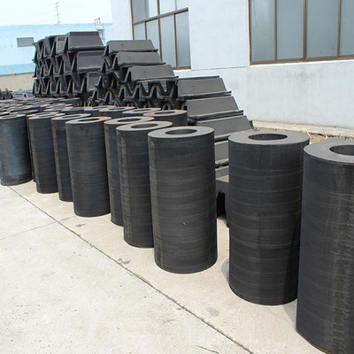 Silinder Berongga O Bentuk Marine Dock Bumper Bahan NR / NBR