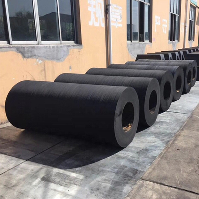 PIANC2002 Cylindrical Marine Fender Dock Rubber Bumper Untuk Berthing