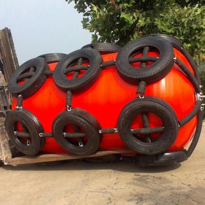 3.3*6.5M Floating Foam Fender Tahan Aus PU Foam Filled Fender