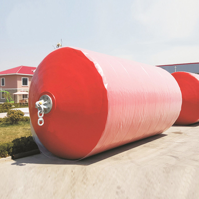Marine Dock Floating Foam Fender 2.5 * 5.5M Energi Industri Menyerap Warna Hitam