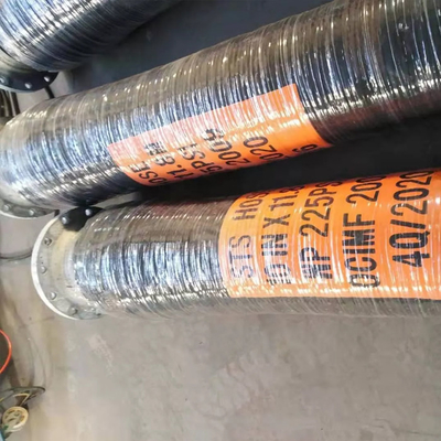 OCIMF Standard STS Hose 15Bar Karet Alam Tahan Minyak Warna Hitam ANSI150