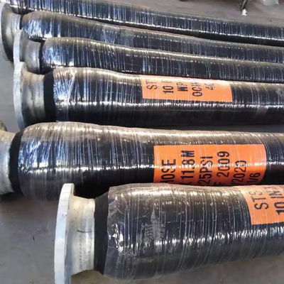 OCIMF Standard STS Hose 15Bar Karet Alam Tahan Minyak Warna Hitam ANSI150