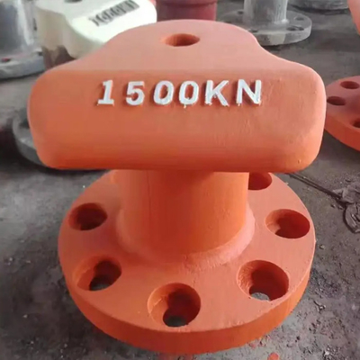 Cast Steel Mooring Dock Bollards PIANC ISO 13797:2020 Standar 50 Ton