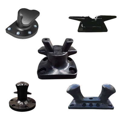 PIANC Standard Mooring Bollards Cast Iron Steel 150 Ton Horn Bollards