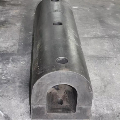 300h D Type Black Rubber Boat Dock Bumper Wear Resisting Marine Port Fender