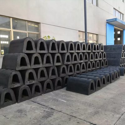 300h D Type Black Rubber Boat Dock Bumper Wear Resisting Marine Port Fender