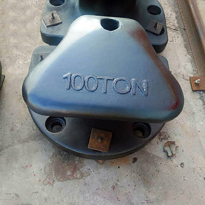 Tahan lama Tee Head Mooring Bollards Marine Cast Iron Qt450 Suku Cadang Kapal Kapal
