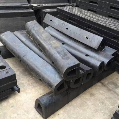 Bagian Berongga Perahu Tipe D Fender / Perlindungan Dermaga Bumper Karet