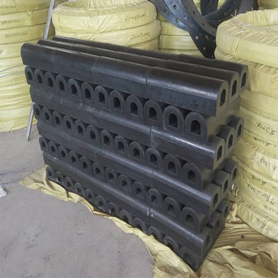 Bagian Berongga Perahu Tipe D Fender / Perlindungan Dermaga Bumper Karet