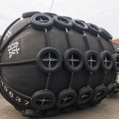 Floating Iso17357 Pneumatic Rubber Fender 80kpa Sts Operasi
