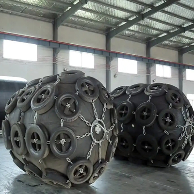 Floating Iso17357 Pneumatic Rubber Fender 80kpa Sts Operasi