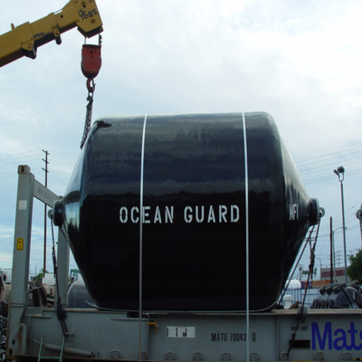 Polyurethane Boat Foam Fender Silinder Dia 1200mm * 2000mm Untuk Perlindungan Dermaga