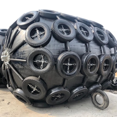 Iso17357 Yokohama Rubber Fender 50 Kpa 3.3 * 6.5m Dengan Katup Pengaman
