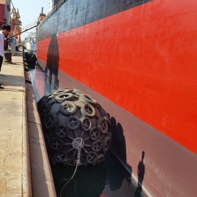 Dock Floating Yokohama Pneumatic Rubber Fender Standar Iso17357