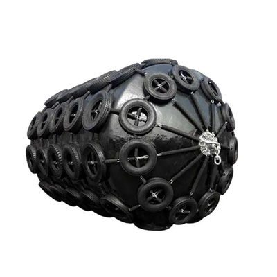 50kpa Floating Yokohama Rubber Fender Pneumatic Tire Chain Net