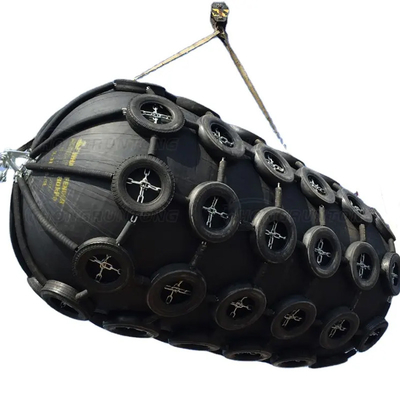 Perlindungan Dermaga Dermaga Kapal Yokohama Rubber Fender 80kpa Pneumatic Inflatable Marine