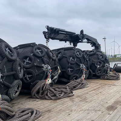 Diameter 500mm-4500mm Yokohama Rubber Fender Untuk Mooring