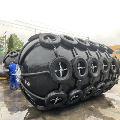 Diameter 500mm-4500mm Yokohama Rubber Fender Untuk Mooring
