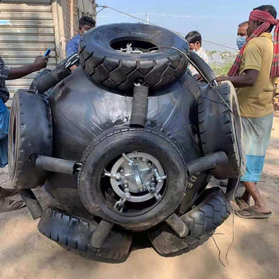 Bv Bersertifikat 50kpa Yokohama Rubber Fender OEM Disambut