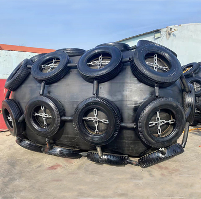 0,15 MPa Compressed Air Pneumatic Rubber Fender Performa Stabil Abrasi Rendah