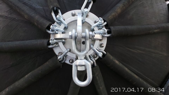 Iso17357 Yokohama Pneumatic Fender Marine Floating Cylinder 50kpa Dengan Korosi Rendah