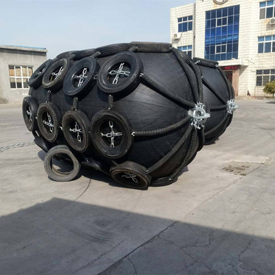 Iso17357 Yokohama Pneumatic Fender Marine Floating Cylinder 50kpa Dengan Korosi Rendah