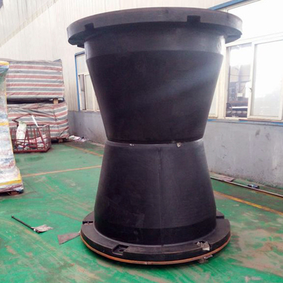 Daya tahan Disesuaikan berbentuk kerucut Dock Fenders Mooring Marine 2000mm