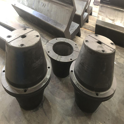 500mm Tinggi Kerucut Karet Fenders Kapal Kapal Kontainer Besar