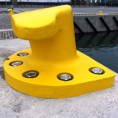 Aman Dapat diandalkan Mooring Bollards Kapal Docking Memastikan kekuatan superior Daya Tahan