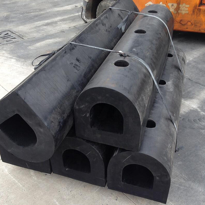Penjaga Samudra Tipe D Fenders Deflektor Gelombang Fenders Kapal Karet Shock-Absorbing