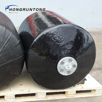 2x4m Floating Foam Fender Dengan Chain Net 70kg/M3 Density 19mm Polyurea Ketebalan