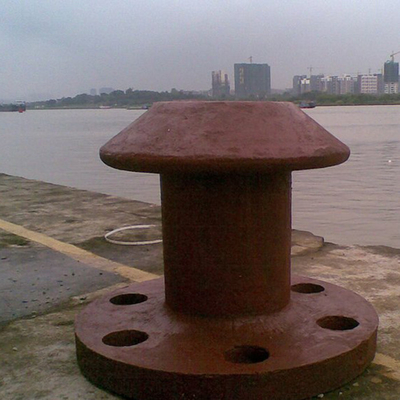 Galvanized Mooring Bollards Desain Standar Atau Disesuaikan OEM / ODM Berat
