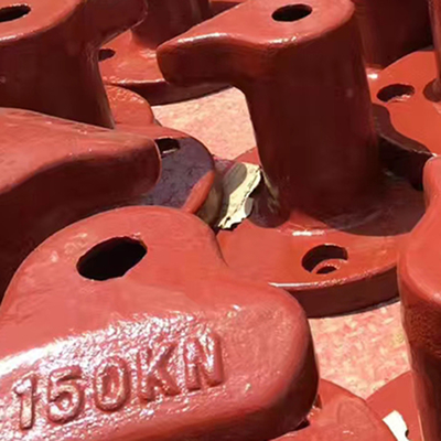 Customized Baja Mooring Bollards Untuk Docking Desain Standar Silver Finish